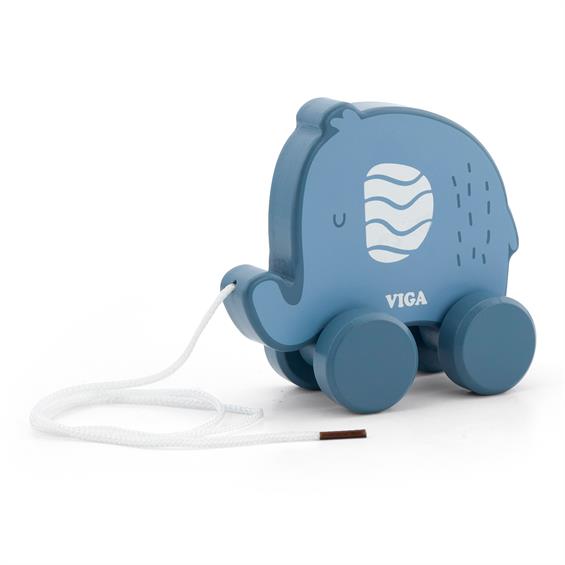 Дерев'яна каталка Viga Toys PolarB Слоник (44004) - зображення 1