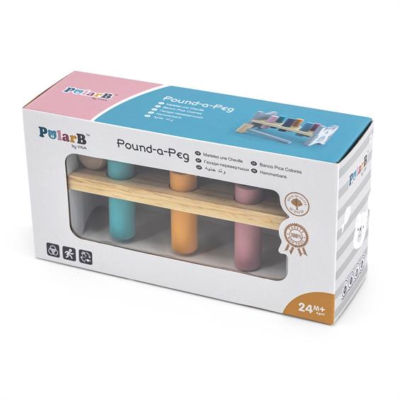 Стукалка Viga Toys PolarB Цвяшки (44009) - зображення 4