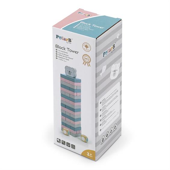 Дерев'яна настільна гра Viga Toys PolarB Дженга (44011) - зображення 2