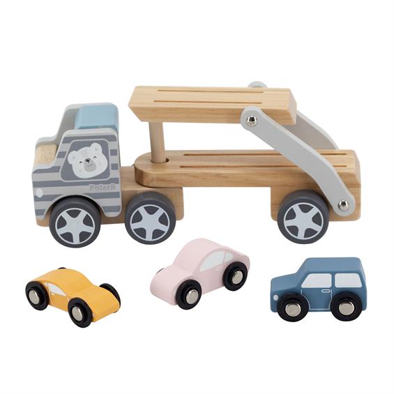 Дерев'яна іграшкова машинка Viga Toys PolarB Автовоз (44014) - зображення 8