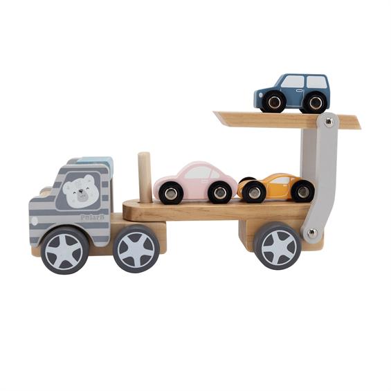 Дерев'яна іграшкова машинка Viga Toys PolarB Автовоз (44014) - зображення 9