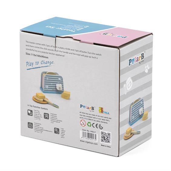 Іграшковий тостер Viga Toys PolarB з дерева (44017) - зображення 8