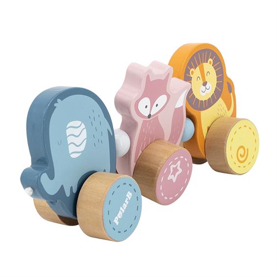 Дерев'яна каталка Viga Toys PolarB Звірята (44023) - зображення 4