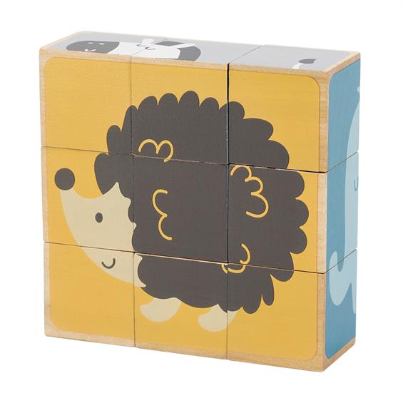 Дерев'яні кубики-пазл Viga Toys PolarB Звірята (44024) - зображення 12