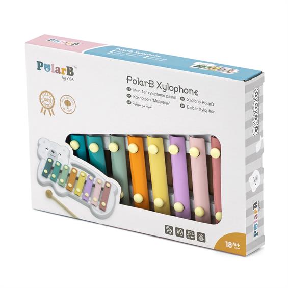 Музична іграшка Viga Toys PolarB Ксилофон-ведмедик (44026) - зображення 2