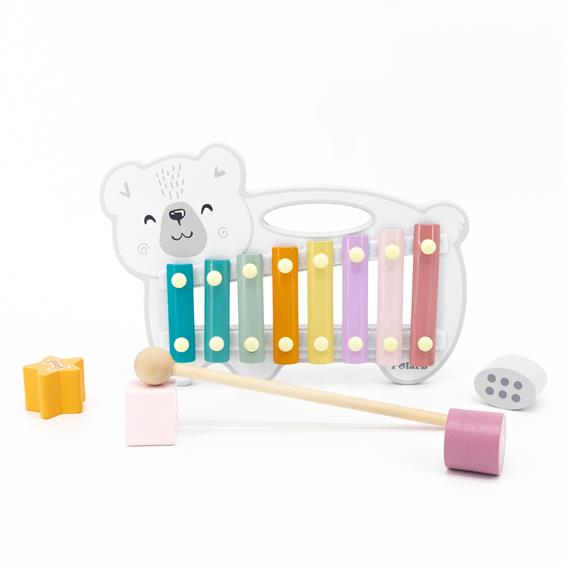 Музична іграшка Viga Toys PolarB Ксилофон-ведмедик (44026) - зображення 3