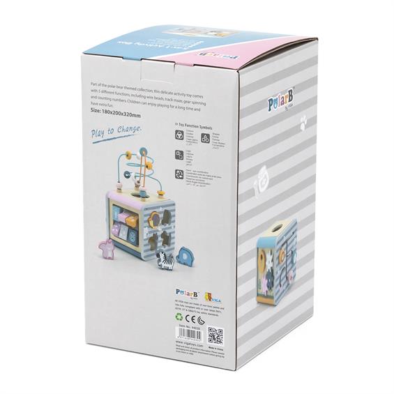 Дерев'яний бізікуб Viga Toys PolarB 5 в 1 (44030) - зображення 9