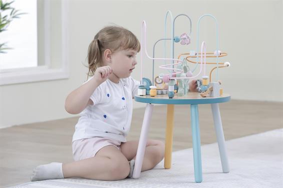 Дерев'яний ігровий центр Viga Toys PolarB Столик із лабіринтом (44033) - зображення 5