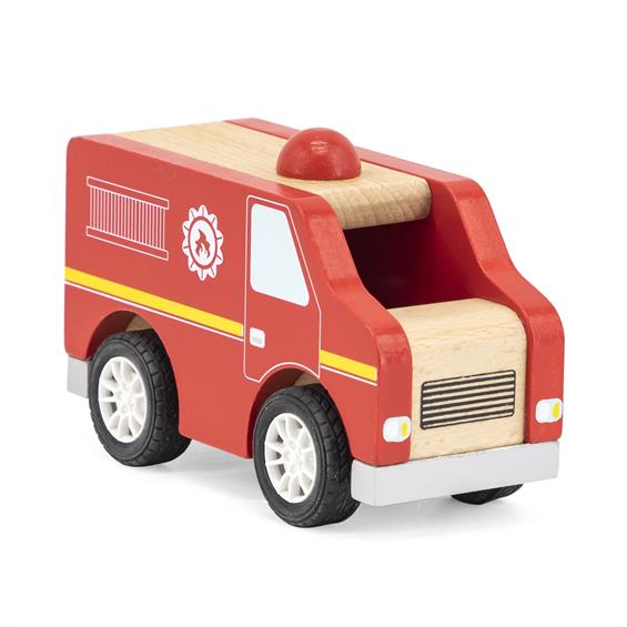 Дерев'яна машинка Viga Toys Пожежна (44512) - зображення 2