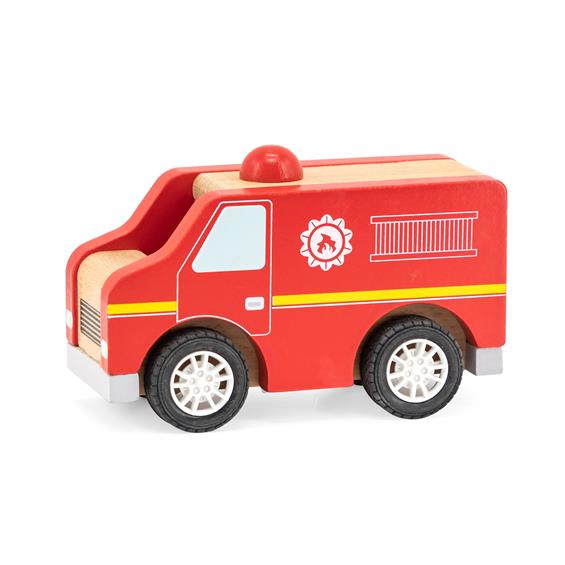 Дерев'яна машинка Viga Toys Пожежна (44512) - зображення 1