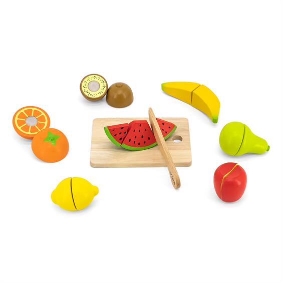 Іграшкові продукти Viga Toys Нарізані фрукти з дерева (44539) - зображення 1