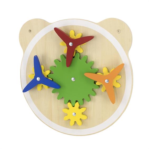 Бізіборд Viga Toys Млини і шестерінки (44553FSC) - зображення 1