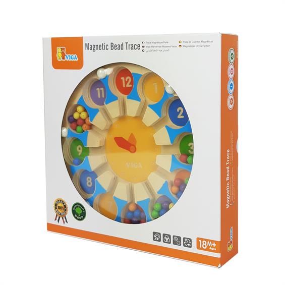 Магнітний лабіринт Viga Toys Годинник (44560) - зображення 3