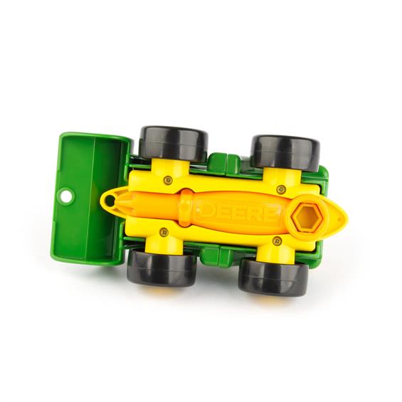 Ігровий набір-конструктор John Deere Kids Трактор із ковшем і причепом (47209) - зображення 6