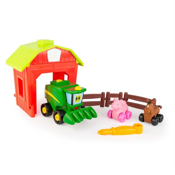 Ігровий набір-конструктор John Deere Kids Збери трактор із загоном (47210) - зображення 3