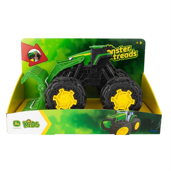 Іграшковий трактор John Deere Kids Monster Treads з ковшем і великими колесами (47327) - зображення 4