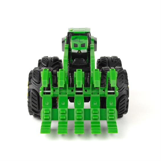 Іграшковий трактор John Deere Kids Monster Treads з ковшем і великими колесами (47327) - зображення 5
