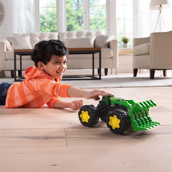 Іграшковий трактор John Deere Kids Monster Treads з ковшем і великими колесами (47327) - зображення 9