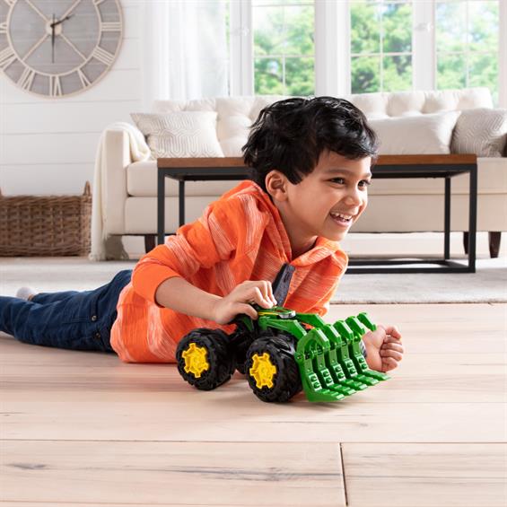 Іграшковий трактор John Deere Kids Monster Treads з ковшем і великими колесами (47327) - зображення 1