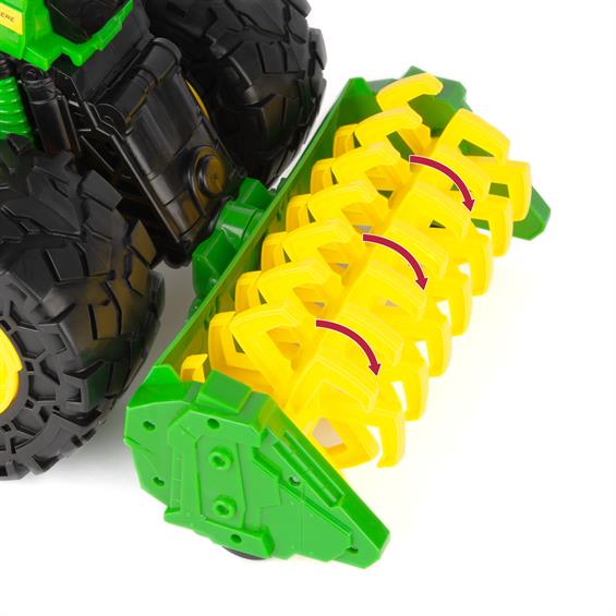 Іграшковий комбайн John Deere Kids Monster Treads з молотаркою і великими колесами (47329) - зображення 6