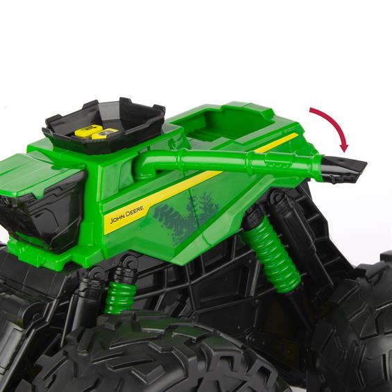 Іграшковий комбайн John Deere Kids Monster Treads з молотаркою і великими колесами (47329) - зображення 8