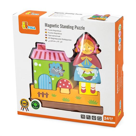 Магнітна дерев'яна іграшка Viga Toys Червона Шапочка (50075) - зображення 2
