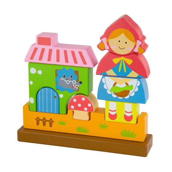 Магнітна дерев'яна іграшка Viga Toys Червона Шапочка (50075) - зображення 1
