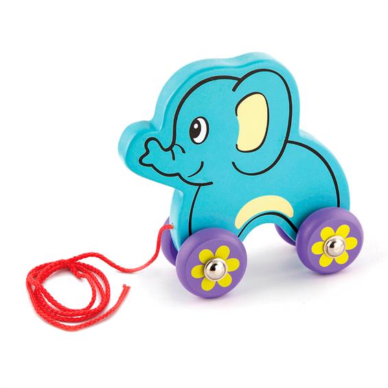 Дерев'яна каталка Viga Toys Слоник (50091) - зображення 1