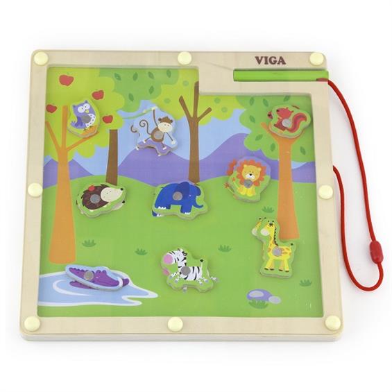 Магнітна настільна гра Viga Toys Джунглі (50194) - зображення 0