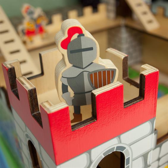 Дерев'яний ігровий набір Viga Toys Іграшковий замок (50310) - зображення 10
