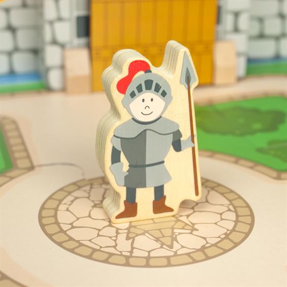 Дерев'яний ігровий набір Viga Toys Іграшковий замок (50310) - зображення 14