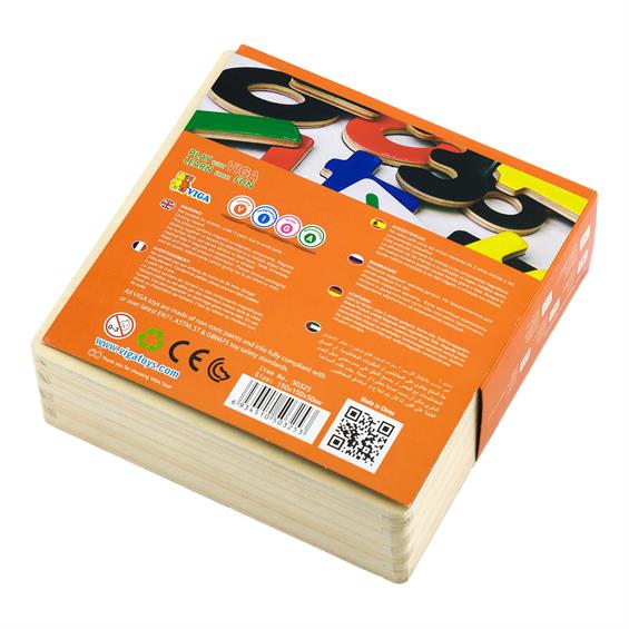 Набір магнітних цифр і знаків Viga Toys, 37 шт. (50325) - зображення 3