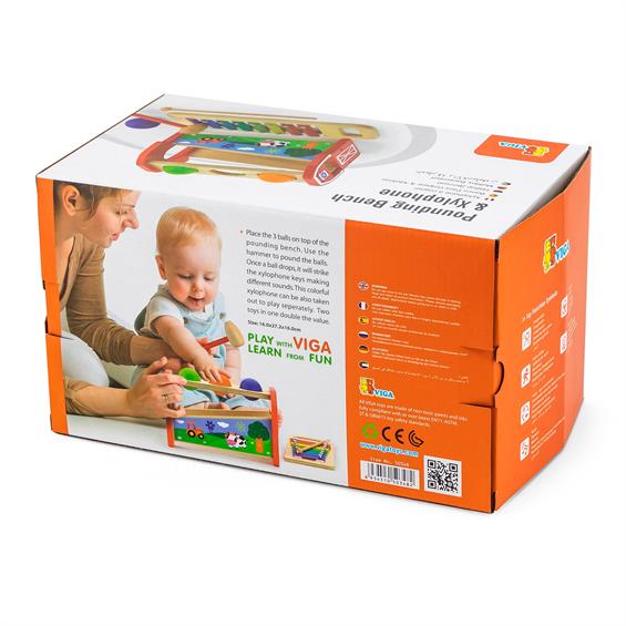 Стукалка Viga Toys Кульки та ксилофон (50348) - зображення 5