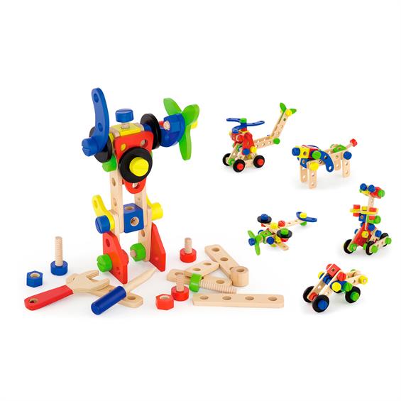 Дерев'яний конструктор Viga Toys 68 ел. (50382) - зображення 1