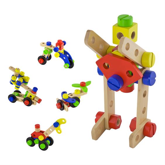 Дерев'яний конструктор Viga Toys 48 ел. (50383) - зображення 1