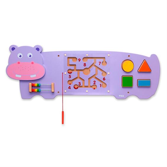 Бізіборд Viga Toys Бегемотик (50470FSC) - зображення 1