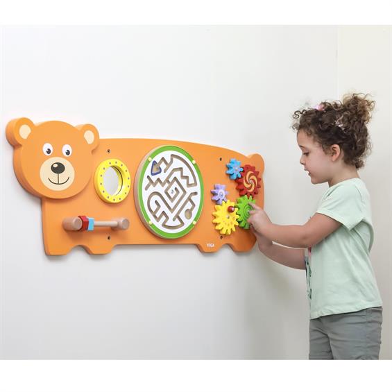 Бізіборд Viga Toys Ведмедик (50471FSC) - зображення 1