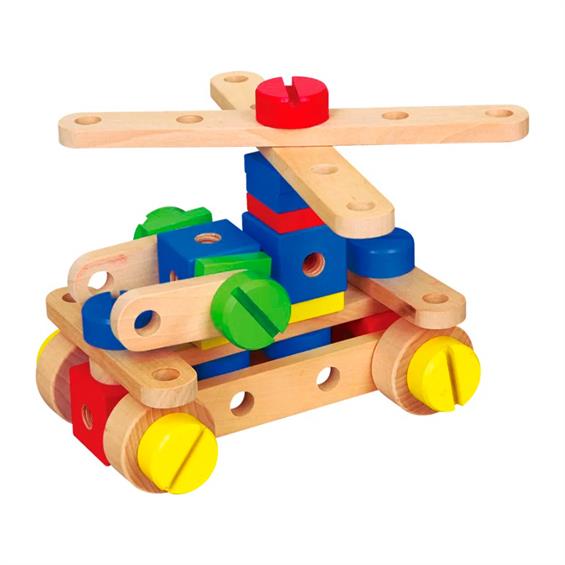 Дерев'яний конструктор Viga Toys 53 ел. (50490) - зображення 4