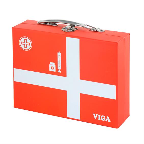 Дерев'яний ігровий набір Viga Toys Валізка доктора (50530) - зображення 4