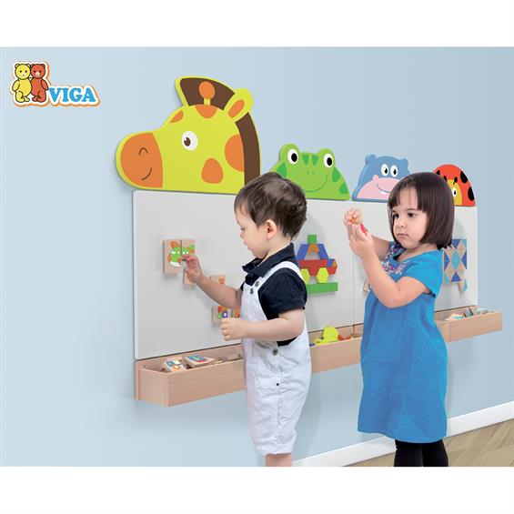 Магнітний танграм для дошок Viga Toys 35 ел. (50643FSC) - зображення 4