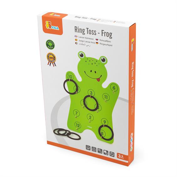 Ігровий набір Viga Toys Жабеня з кільцями (50661) - зображення 3