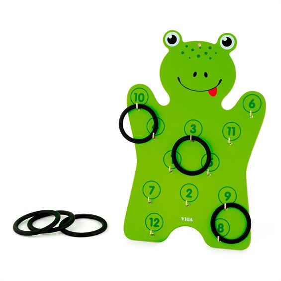Ігровий набір Viga Toys Жабеня з кільцями (50661) - зображення 1