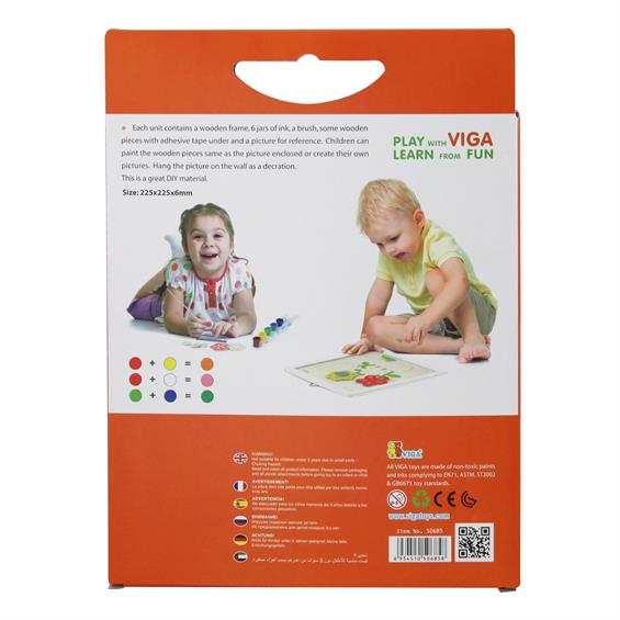 Набір для творчості Viga Toys Картина власноручно Квіти (50685) - зображення 4