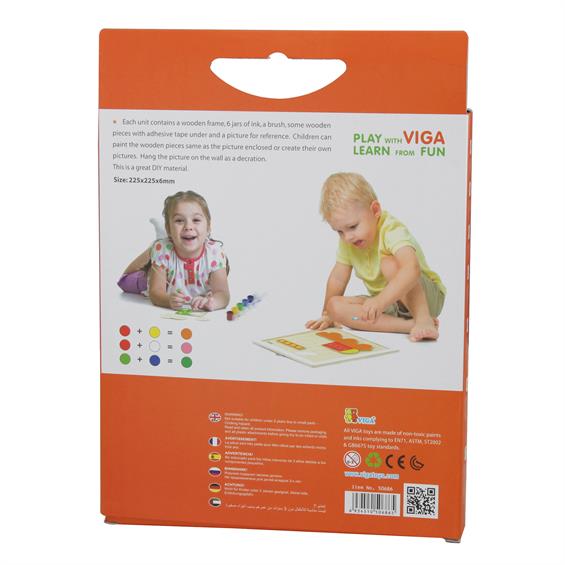 Набір для творчості Viga Toys Картина власноручно Паровозик (50686) - зображення 4