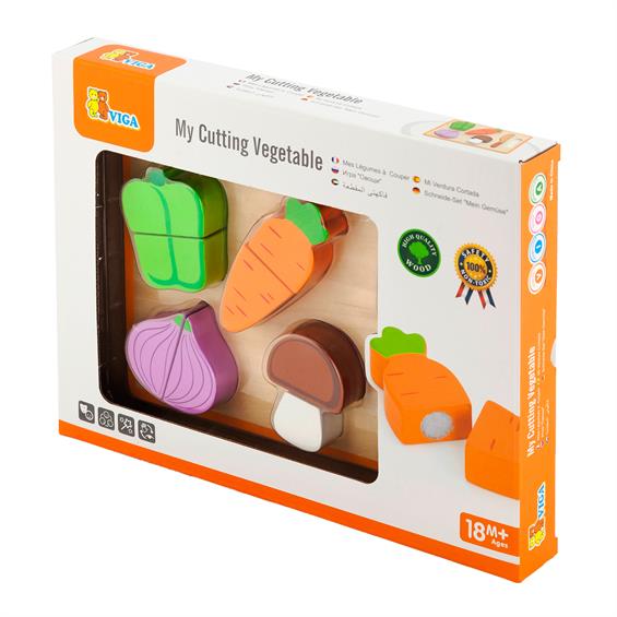 Іграшкові продукти Viga Toys Дерев'яні овочі (50979) - зображення 2
