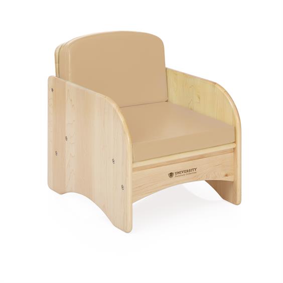 Комплект бежевих подушок для дитячого крісла University (51109C-NT) - зображення 2