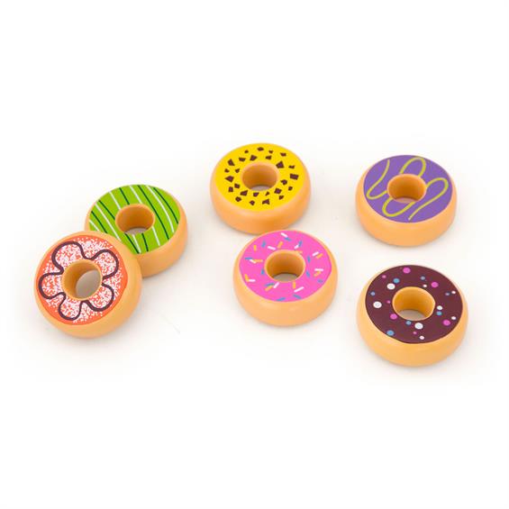 Іграшкові продукти Viga Toys Дерев'яні пончики (51604) - зображення 1