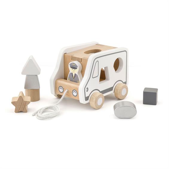 Дерев'яна каталка-сортер Viga Toys Вантажівка (51612) - зображення 1