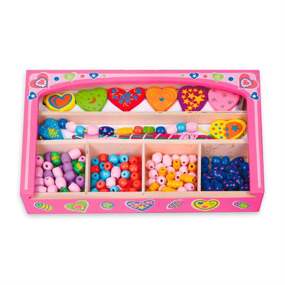 Набір для творчості Viga Toys Намисто з сердечок (52729) - зображення 1