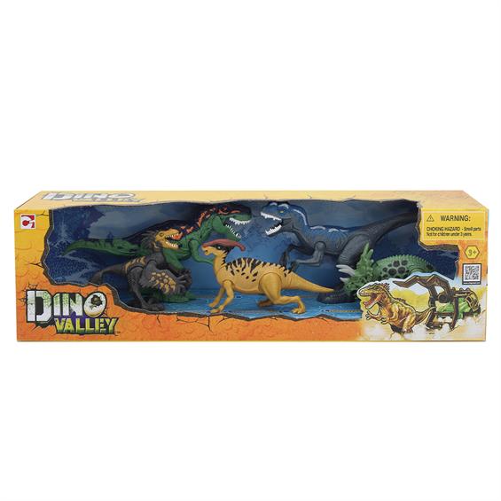 Ігровий набір Dino Valley Dinosaur Group 5 динозаврів (542017) - зображення 2